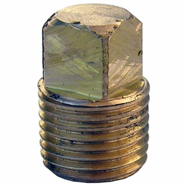 Larsen Supply Co 0.12 in. Male Pipe Thread Brass Square Head Plug, 6PK 208194 - main